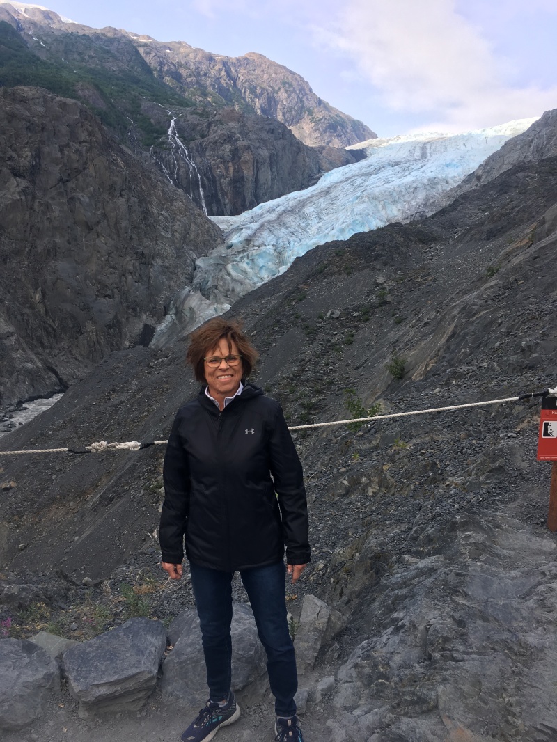 2019-07-12 07-50th-anniversary-cruise-Seward-to-Anchorage-34-Exit-Glacier-Pat.JPG